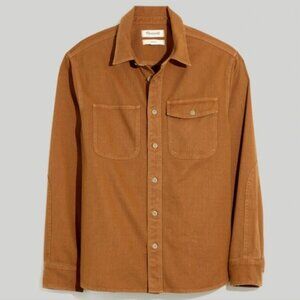 Madewell Garment-Dyed Work Shirt Tan Size XL